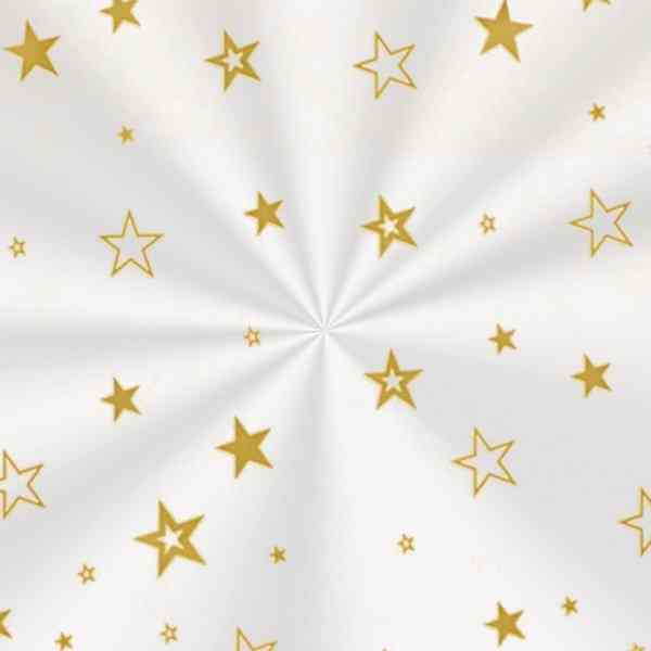 Imagem de Saco Transparente 15x29cm Estrela Ouro 100 Und - CROMUS